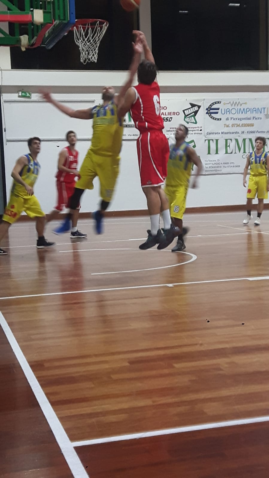 Serie D Il Basket Fermo Ci Prova Ma Perde Contro San Severino Basket